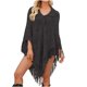 thumbnail image 1 of Suéter de Mujer Tops Moda Casual Primavera Verano Nuevo Versátil Lapel Tassel Pullover de Punto Top, 1 of 8