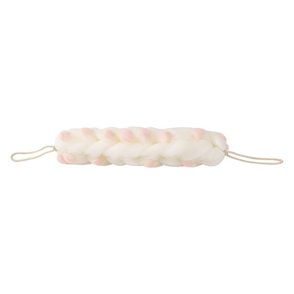 Huanli Serviette Exfoliante pour le Dos Torsadé - Gant de Bain Exfoliant avec Éponge, Lave-Corps à Long Manche