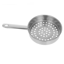 FRCOLOR Large Strainer Skimmer Ladle Pot Strainer Scoops Spider Strainer Kitchen Cooking Colander Spoon Utensil With Long Handle For Cooking Draining Frying Silver