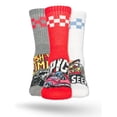 thumbnail image 3 of Hot Wheels Boys Mid-Crew Socks, 3-Pack, Sizes S/M-M/L, 3 of 9
