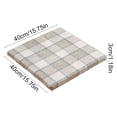 thumbnail image 2 of Cojines de asiento para Sillas de Oficina, Cojines de Silla de Comedor 40x40cm, Cojineta de Lino Desmontable Lavable con Correa Antideslizante, Cojinetes de Silla para Sillas de Comedor, 2 of 6