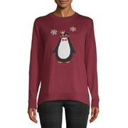 EV1 from Ellen DeGeneres King Penguin Crewneck Sweater Women's