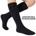 thumbnail image 4 of Heated Socks for Men Women Rechargeable,Washable,USB Battery Heated Socks with 4 Heating Settings for Camping,Hiking,Hunting,Skiing,Walking,Fishing,Winter Sports Outdoors Foot Leg Warmers, 4 of 7