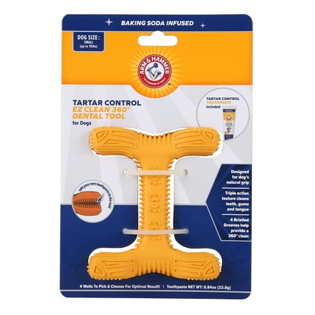 UPC: 0742797868943 | Arm & Hammer EZ Clean 360 Degree Dental Tool Toothpaste for Dogs – Small