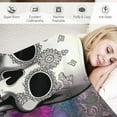 thumbnail image 3 of ONETECH Skull Blanket for Men Women Bed Blanket Soft Cozy Throw Blanket Flannel Blankets and Throws Lightweight Warmth Blanket for Halloween Kids Couch Bed Home Decor, 3 of 6