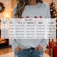 thumbnail image 4 of Yertdoel Christmas Sweatshirts for Women Fashion Print Round Neck Loose Pullover Top Fall Winter Holiday Comfy Casual Shirts, 4 of 7