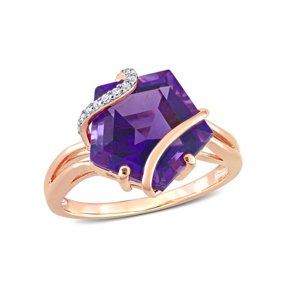 Everly Women's Amethyst Sterling Silver Ring