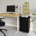 thumbnail image 7 of 3 Drawers Wooden Locking File Cabinet with Storage Removable File Cabinet for Home Office,Under Desk Filing Cabinets(Black), 7 of 7
