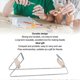 thumbnail image 3 of Metal Bead Loom DIY Beading Loom Machine for Beaded Bracelets Necklaces Belts Jewelry Silver 26-27s, 3 of 4