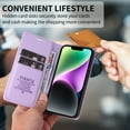 thumbnail image 6 of for Samsung Galaxy Note 20 Ultra Wallet Case with RFID Blocking Credit Card Holder,Classic Vegan PU Premium Leather Folio Magneitc Flip Kickstand Shockproof Cover Phone case,Purple, 6 of 11