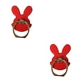 thumbnail image 2 of braveheart Cute Rabbit Aluminum Alloy Phone Stand Tablets Hand Grip Kickstand Mount Holder Red 2Set, 2 of 6