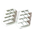 thumbnail image 2 of Gwong hogar 2 piezas de diamantes rombo forma de pastel de fondant galletas galletas galletas cortador Gwong 25994, 2 of 6
