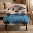 thumbnail image 2 of HELLHERO Classic Elastic Bottom Armless Accent Chair Protector for Armless Chair, Armless Accent Chair Soft Cover Otter, 2 of 8