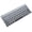 Ombre Gray, variant on Ultra Thin Silicone Keyboard Protector Cover Skin for Apple Magic Keyboard & Magic Keyboard 2 (U.S Version, Model: MLA22L/A-A1644, Without Numeric Keypad) (Transparent)