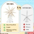 thumbnail image 2 of Sinkoo Natural Starfish Christmas Tree Topper, 6 Inch Starfish Treetop Coastal Christmas Holiday Decoration for Sea Nautical Beach Themed Xmas Decor, 2 of 8