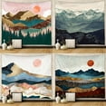 thumbnail image 4 of AUQ Wall Tapestry,Scenic and Minimalist Design Tapestry Wall Hanging,Perfect for All-Season Use Tapestry for Bedroom, 4 of 4