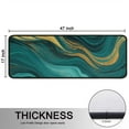 thumbnail image 5 of Kitchen Rugs Sets Of 2,Teal and Gold Marble Glitter Waves Pattern Anti Fatigue Kitchen Mat Rugs Non Slip Washable,Decorative Kitchen Floor Mats for Kitchen,Sink,Laundry,17"x47"+17"x47", 5 of 5