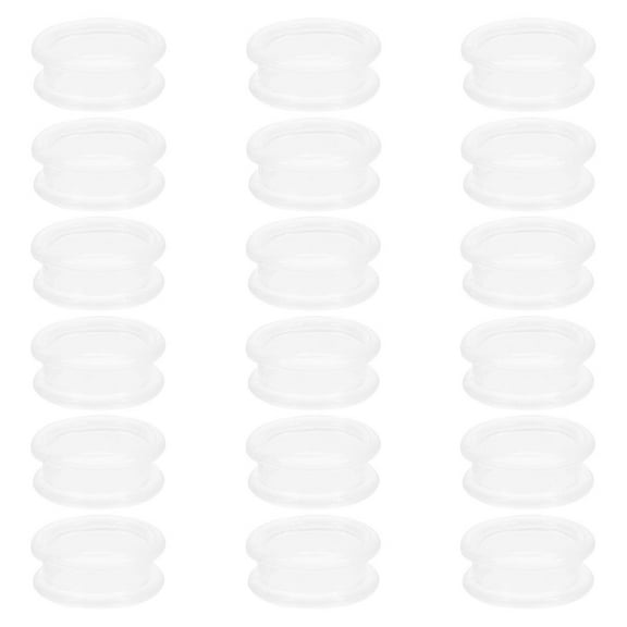 18 Pcs Charm Keychain Scissors Silicone Ring 2.50X2.50X1.00CM