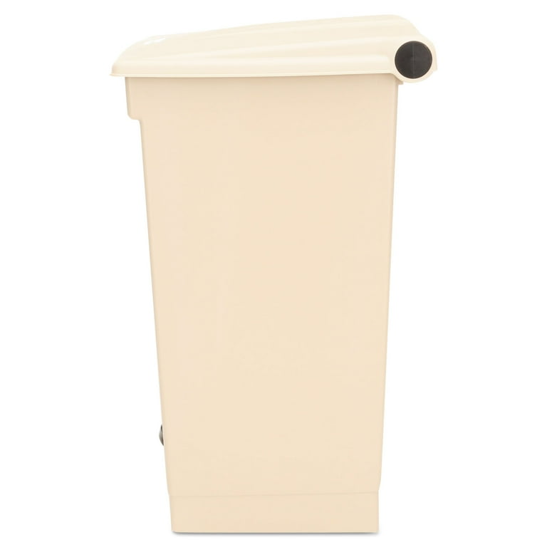 Legacy Step-On Receptacle, 18 gal, Polyethylene, Beige Legacy Step-On Receptacle, 18 gal, Polyethylene, Beige
