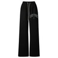 Landzoo One Boy's Letter Graphic Wide Leg Sweatpants Baggy Pants ...