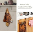 thumbnail image 3 of Yayeee Hand Towels for Bathroom Set of 2 Quick Dry Super Absorbent Soft Hand Shower Towels, 28" x 14", Fall Pattern, 3 of 8