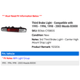 thumbnail image 2 of Third Brake Light - Compatible with 1995 - 1996, 1998 - 2003 Mazda B3000 1999 2000 2001 2002, 2 of 4