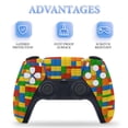 thumbnail image 4 of Colorful Building Bricks Small Plastic Blocks PS5/PS5 Pro/PS5 Slim Digital Disc Skin Sticker For Console And Controller Skins, 4 of 7