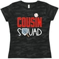 thumbnail image 3 of Inktastic Cousin Squad Baseball and Bat Women's T-Shirt, 3 of 5