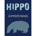 thumbnail image 2 of Lewis, Sheldon 25x32 White Modern Wood Framed Museum Art Print Titled - Hippo, 2 of 4