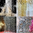 thumbnail image 3 of 10pcs Sparkle Sequin Beaded Curtain Door String Curtains, Plastic Doorway Curtain Door Window Decor Room Divider for Home Festivals Birthday Valentine Wedding Party Decorations (Blue), 3 of 5