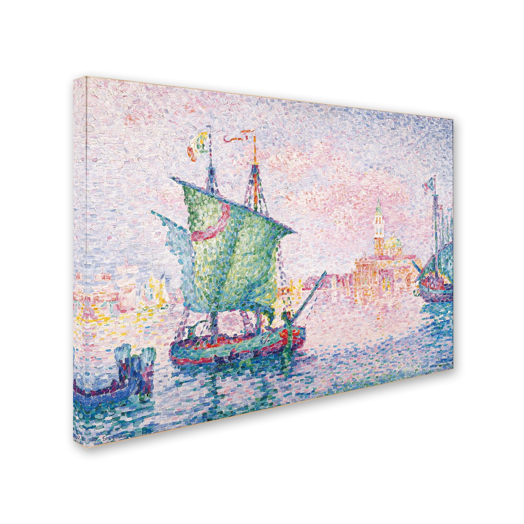 Trademark Fine Art 'Venice The Pink Cloud 1909' Canvas Art by Paul Signac