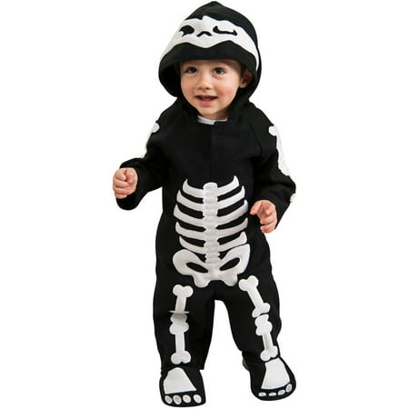 Baby Skeleton Infant Halloween Costume, 6-12