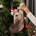 thumbnail image 5 of Goofa Haired White Horse for Christmas Stockings, 18inch Xmas Hanging Stocking Decorations for Christmas Party Family Decor, 5 of 7