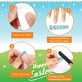 thumbnail image 4 of 4 sets Easter Fake Nails for Kids Short Full Cover False Nail,Stick on Nails for Children, 4 of 5