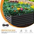thumbnail image 5 of Uforic 2 Pcs 8ftx4ftx1.5ft Large Raised Garden Bed Kit,Outdoor Galvanized Metal Patio Planter Box with Safety Rubber & Gloves, for Vegetables Flowers,Black, 5 of 9
