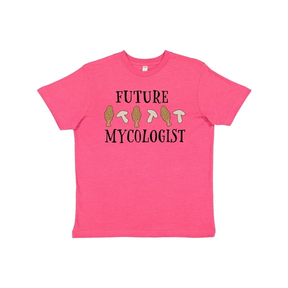 Inktastic Future Mycologist Mushrooms and Morels Youth T-Shirt