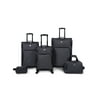 Protege 5 Pc Spinner Luggage Set With 28  & 24  Check Bags, 20  Carry-on, Gray