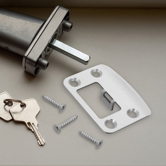 KALLORY 1Jgo Protector Metálico Para Cerraduras De Puertas Con Y Resistencia A Golpes