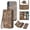 Brown, variant on Asuwish Phone Case for Nokia C300 Zipper Wallet Detachable Cell Cover with Tempered Glass Screen Protector Crossbody Lanyard Strap Flip Card Holder Slot C 300 300C TA-1515 2023 Women Men Girls Brown