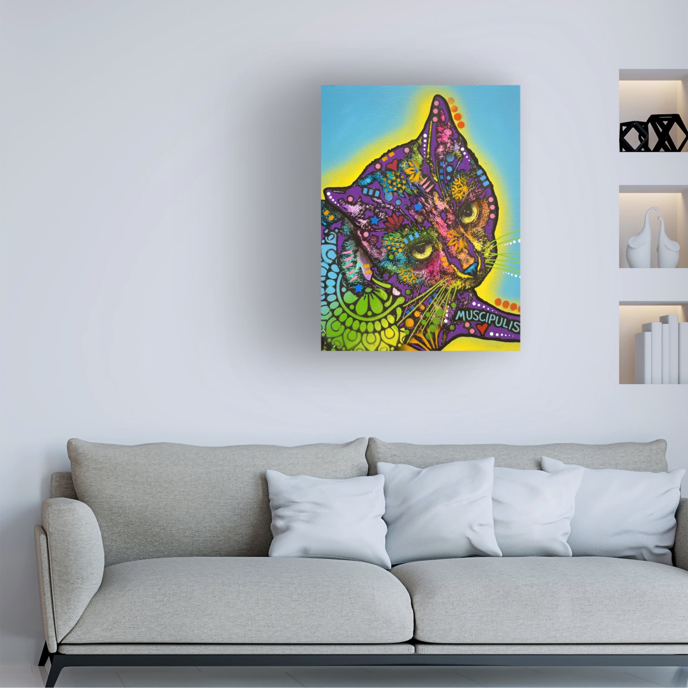 Canvas Wall Art - Dean Russo 'I Am Not So Sure About This' Wall Art for Living Room, Bedroom, or Office Décor by Trademark Fine Art - 35 x 47 Inches