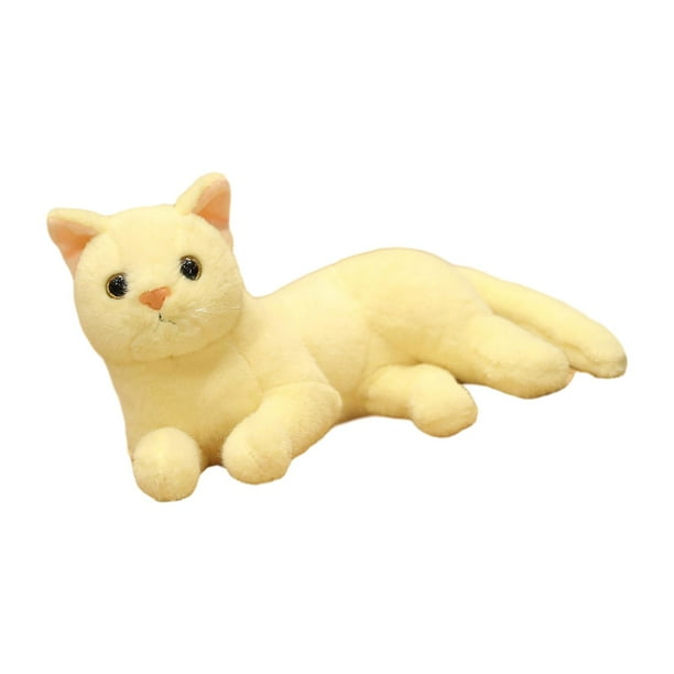 Cat Plush Toy Peluche De Gato Amarillo Muñecos De Gato De Peluche