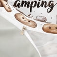 thumbnail image 4 of Catabedysis Watercolor Camping Bedding For Girls,S'Mores Campfire Print Duvet Cover Full,Multicolor,Light Gray Reversible,3-Piece,1 Duvet Cover and 2 Pillowcases, 4 of 6