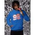 thumbnail image 2 of Lovely Pugs Hoodie Men -Smartprints Designs, Male Large, 2 of 4