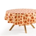 thumbnail image 5 of Way To Celebrate Halloween PEVA Tablecloth, Indoor & Outdoor Table 70" Round - Pumpkin Toss, 5 of 9