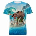 thumbnail image 1 of Moana dibujos animados Anime Kleidung Für Kinder Sommer Kurzarm 3D Druck Frauen camiseta Casual Übergroßen männer camisetas xuanjing unisex, 1 of 2