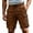 Coffee, variant on uikmnh Mens Multiple Pockets Hiking Cargo Shorts Comfort Stretch Fit Relaxed Everyday Shape Neat Tailored Lines for Weekend Yard Work,M