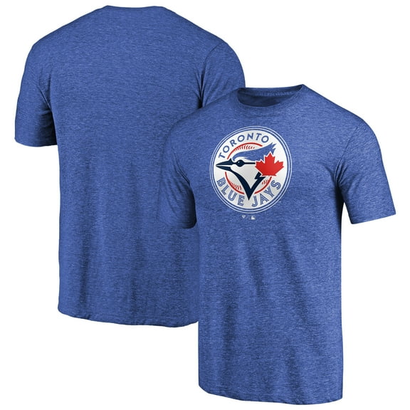 Men's Royal Toronto Blue Jays Team Wordmark Tri-Blend T-Shirt