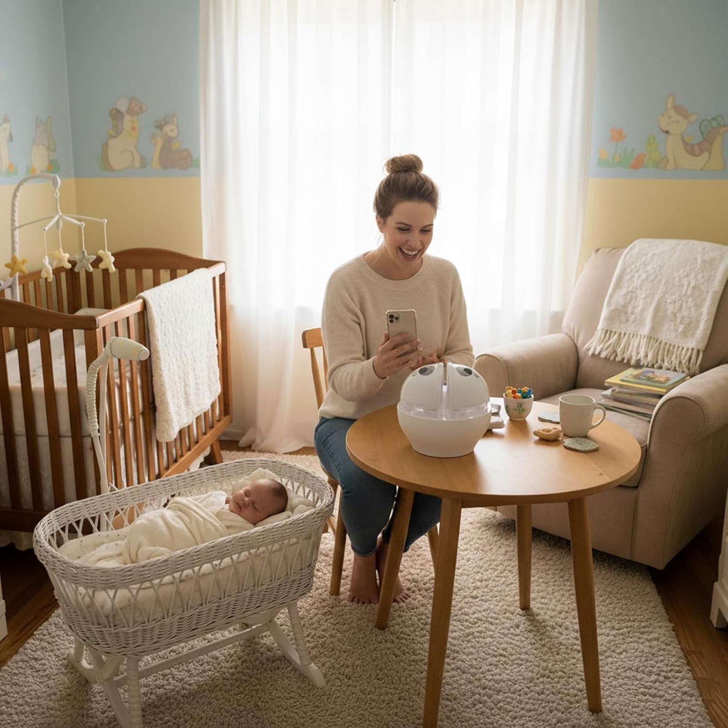 Breast Pump Holder for Momcozy M5/M5 Lite, Keeps Pumps Upright, Compact Storage Solution, Hands-Free Design for Busy Moms