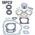 thumbnail image 2 of For Honda GX160 GX200 168F Piston Rings Gasket Oil Seal Rebuild Set Engine Motor, 2 of 5