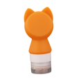thumbnail image 4 of , botella de aseo de silicona, botella de almacenamiento vacía portátil a prueba de fugas de baño, solar, loción , Naranja, 4 of 6